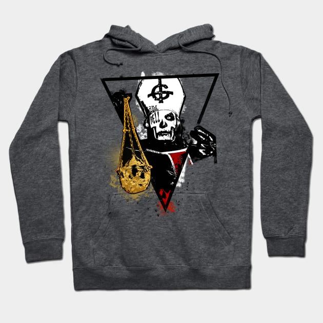 Papa Emeritus I street art Hoodie by J1JDesign